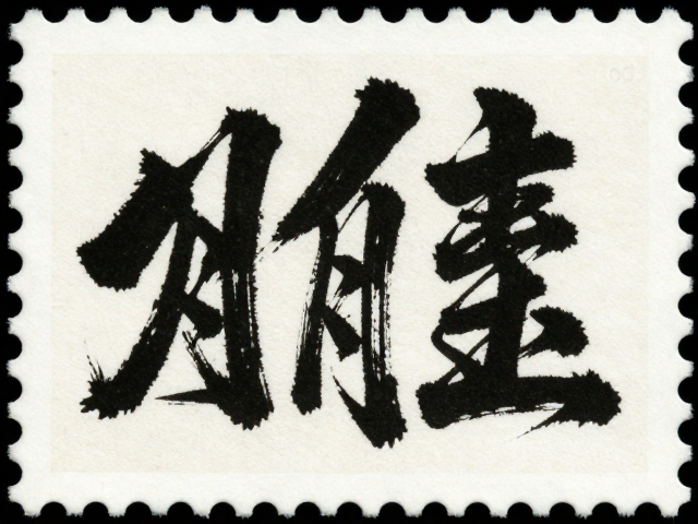 书法邮票齿孔度数解析,抽象表现与收藏价值