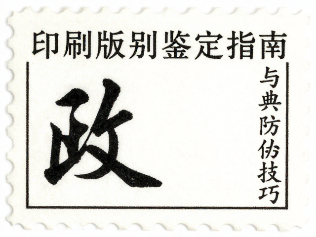 书法邮票印刷版别鉴定指南，古典主义风格辨识与防伪技巧
