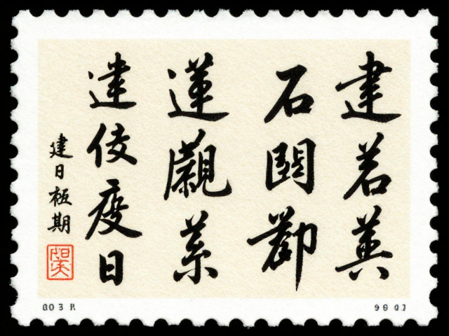 建国初期书法邮票,文学纪念的艺术衍生品开发与收藏价值