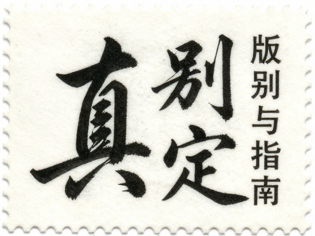 书法邮票印刷版别鉴定,抽象表现技法与真伪识别指南