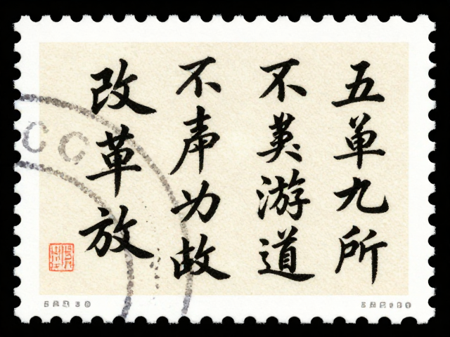 书法邮票背后的原稿故事,改革开放后艺术复兴的珍贵见证