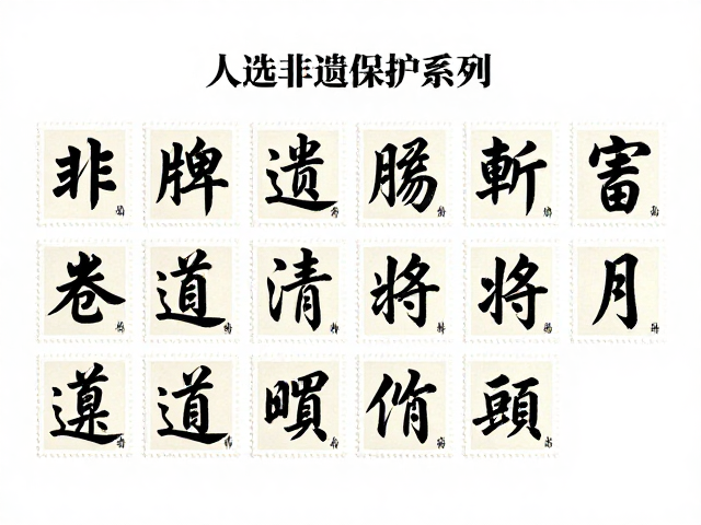 书法邮票入选非遗保护系列，集邮册陈列收藏指南