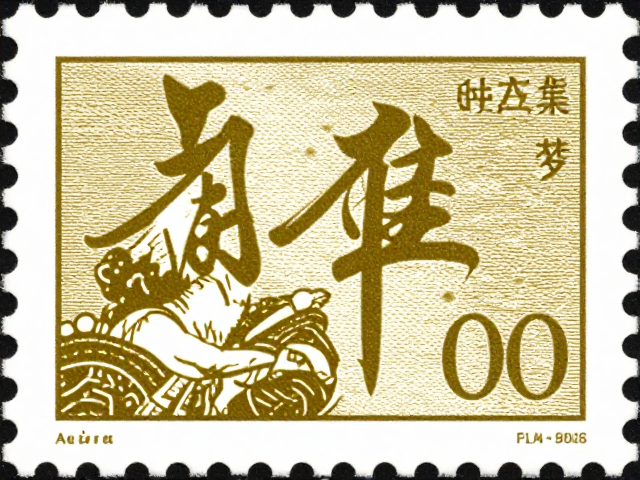 书法邮票全息烫金版，古典主义美学与收藏价值解析