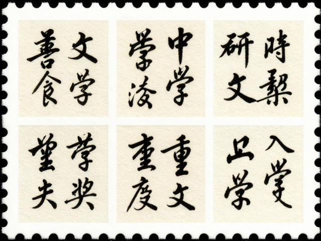 书法邮票发行背后的学术资料与重大文学奖庆纪念研究