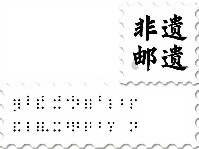 书法邮票与水墨画盲文设计,非遗文化的数字化传承与创新应用