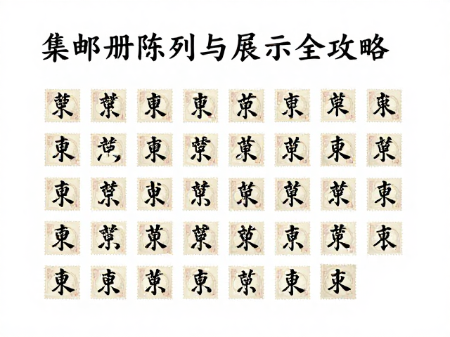书法邮票整版票如何入藏?集邮册陈列与展示全攻略