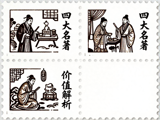 四大名著书法邮票,单色套印工艺赏析与价值解析