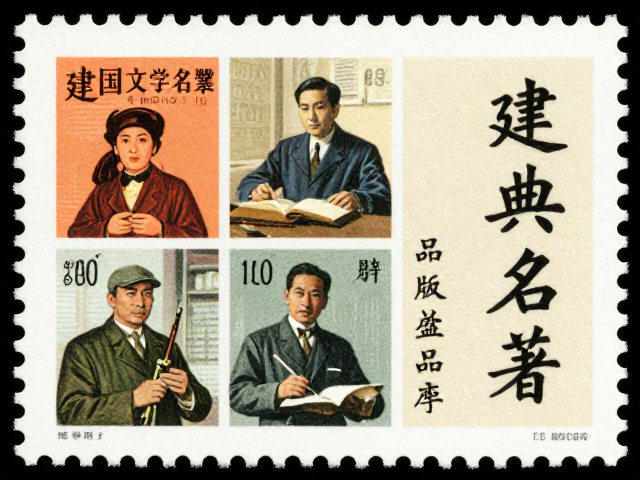 建国初期文学纪念邮票,经典名著封面与书法艺术的收藏价值