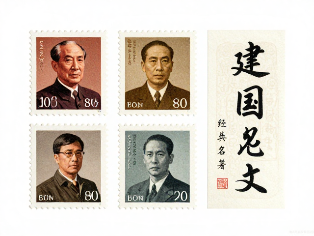 建国初期文学纪念邮票,经典名著封面与书法艺术的收藏价值