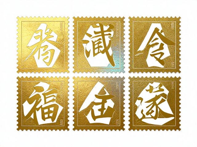 书法邮票烫金工艺，全息烫金版效果解析与选购指南