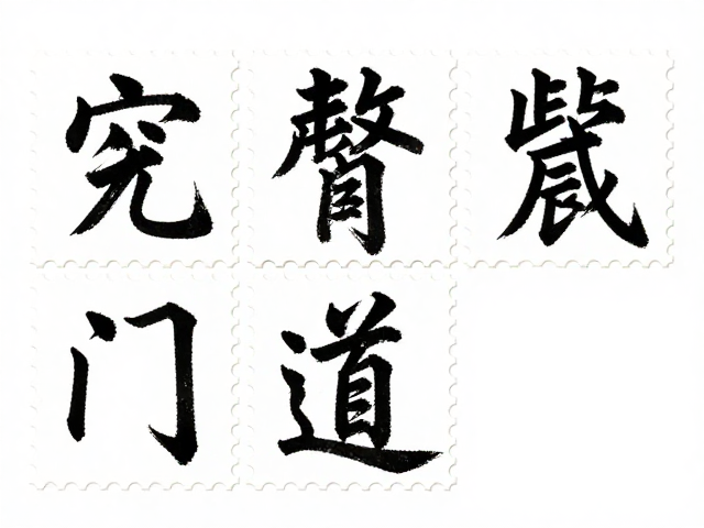 书法邮票背胶完整度解析,抽象表现背后的收藏门道