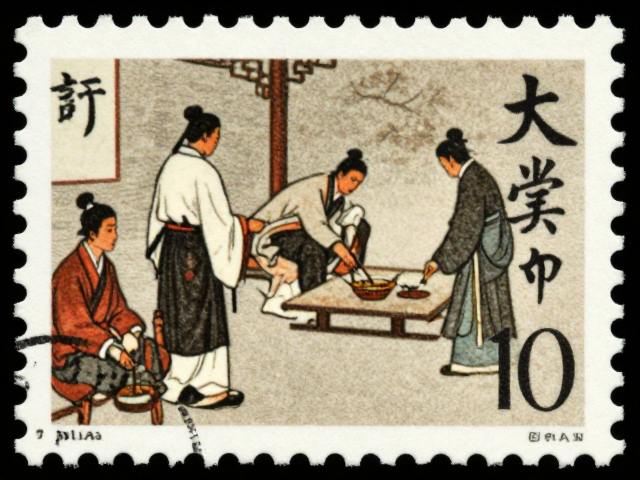 书法邮票错版变体揭秘,文学场景重现的稀缺价值