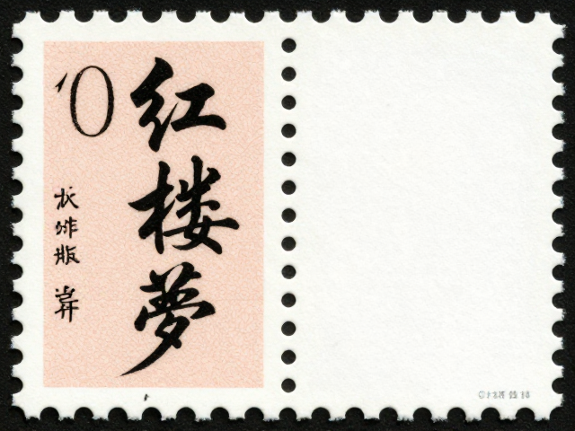 红楼梦书法邮票版别鉴定，印刷版式差异与防伪细节解析
