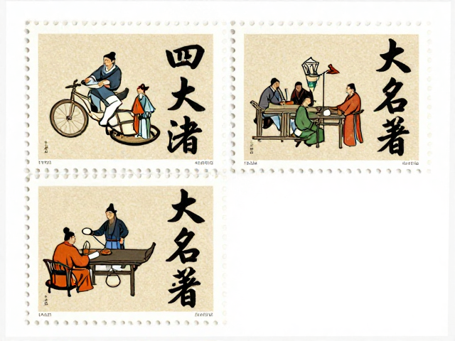 四大名著书法邮票，中国国家邮政珍藏版赏析