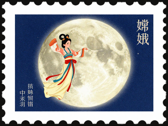 春节邮票嫦娥奔月，一枚邮票里的家国情怀