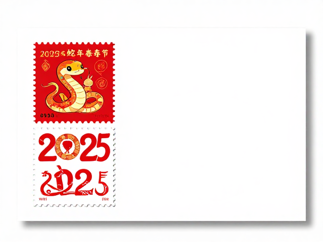 2025蛇年春节邮票与贺卡推荐,精选生肖祝福,传递新年温情