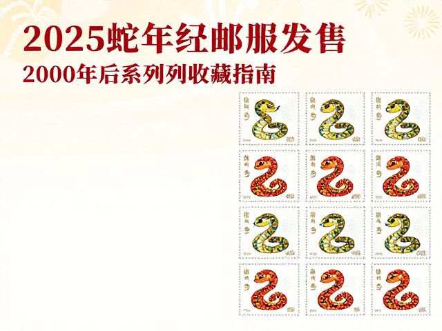 2025蛇年生肖邮票纪念邮折发售，2000年后系列收藏指南