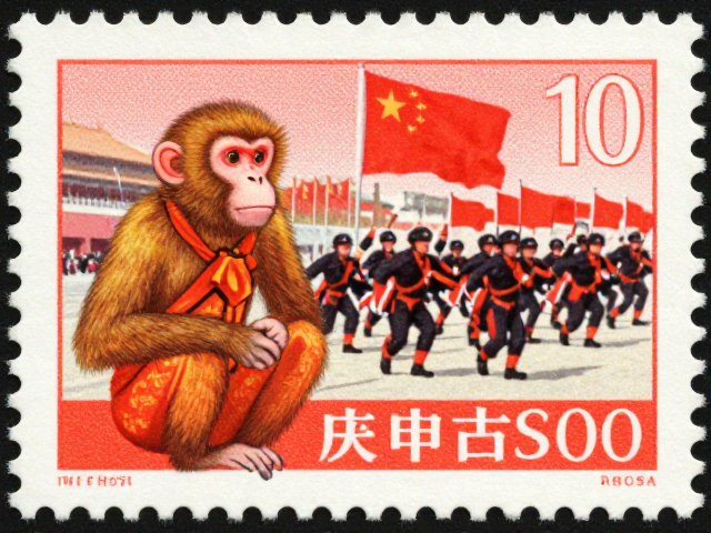 1980年庚申猴票与国庆阅兵,春节邮票背后的历史彩蛋与升值逻辑