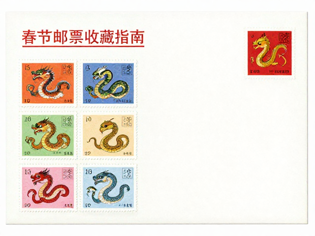 春节邮票收藏指南,龙蛇年生肖首日封最新行情与鉴别技巧
