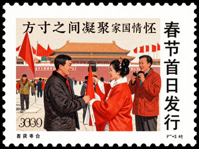 春节邮票首日发行，方寸之间凝聚家国情怀