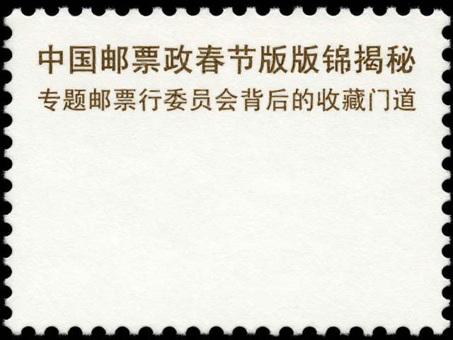 春节邮票版铭揭秘，专题邮票发行委员会背后的收藏门道
