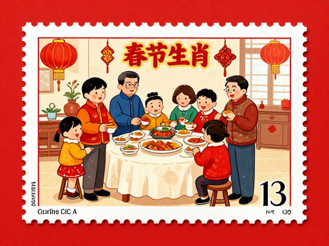 春节生肖邮票发行小组，团圆和谐主题邮票鉴赏与发行指南