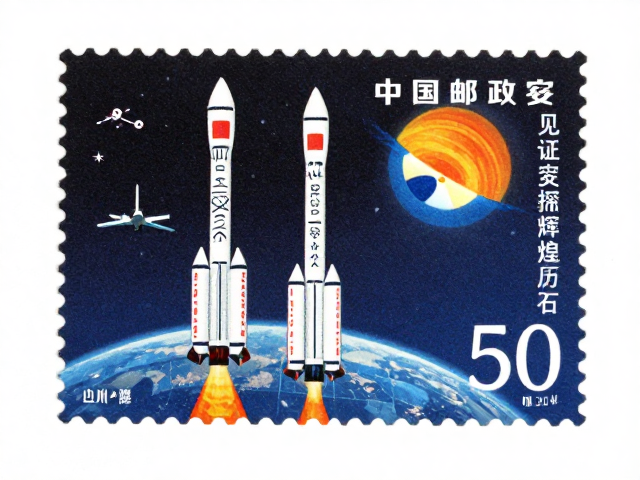 中国邮政发行航天探测邮票，见证航天探测辉煌历程