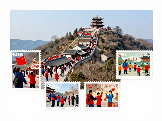 春节登高望远赏民俗，集齐这套邮票把年味带回家