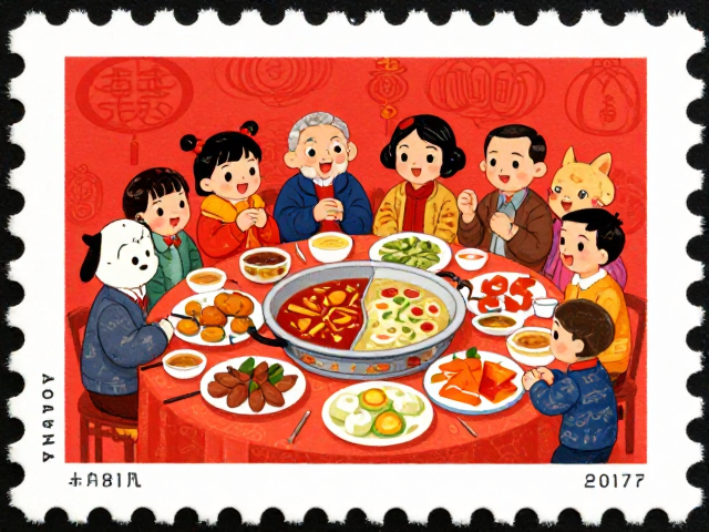 春节生肖邮票发行小组，团圆和谐主题邮票鉴赏与发行指南