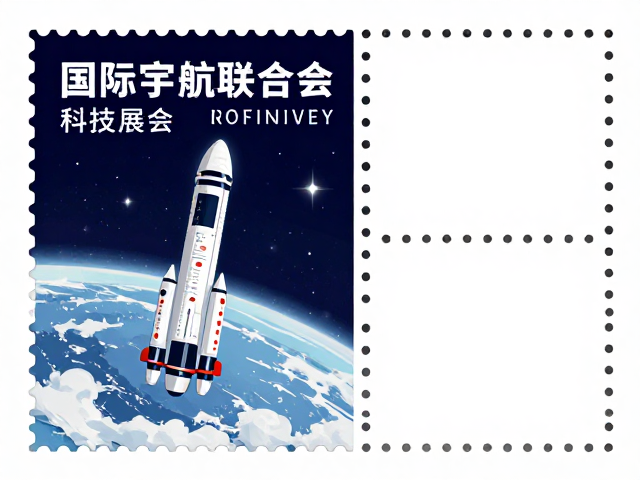 国际宇航联合会科技展会伴手礼推荐，高颜值航天邮票