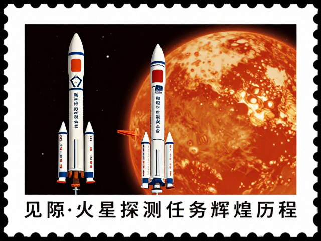 国际宇航联合会热议,航天邮票见证火星探测任务辉煌历程