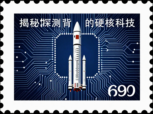 航天邮票融合芯片电路纹理，揭秘航天探测背后的硬核科技