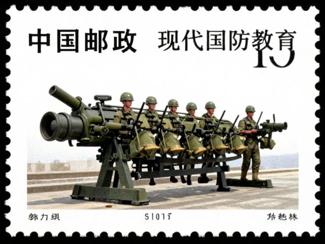 中国邮政发行现代国防教育邮票,兵器邮票收藏指南