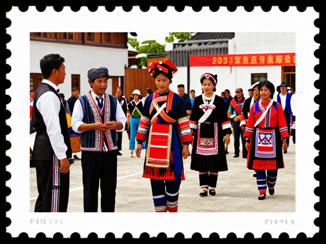 集邮总公司发行少数民族服饰邮票,定格民俗活动场景之美