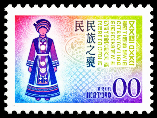 少数民族服饰邮票，荧光油墨与民族文献记录的文化密码