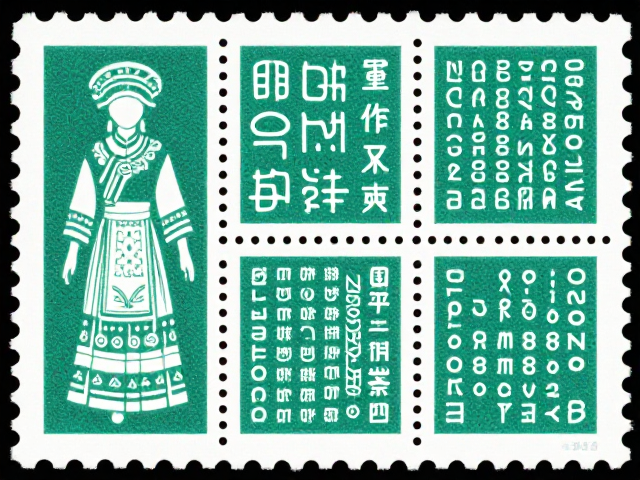 少数民族服饰邮票，荧光油墨与民族文献记录的文化密码