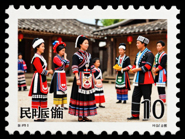 少数民族服饰邮票,微缩文字里的民俗活动场景,揭秘小众收藏价值