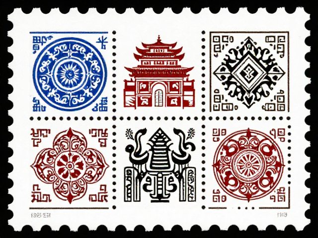 揭秘少数民族服饰邮票,志号背后的传统建筑图腾美学