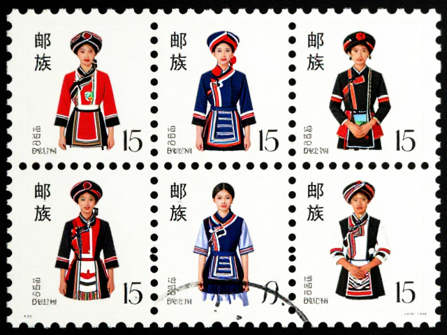 少数民族服饰邮票,各自治州邮政局印刷套印精度解析