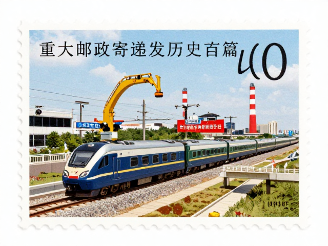 重大工程竣工发行火车邮票，见证邮政寄递历史新篇