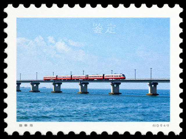 火车邮票上的跨海大桥，背胶完整度鉴定与价值分析