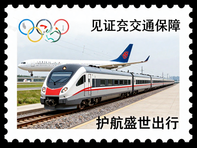 火车邮票见证奥运交通保障，民航客机护航盛世出行