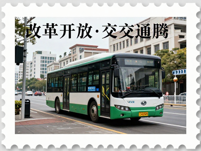 火车邮票里的改革开放,城市公交见证交通腾飞