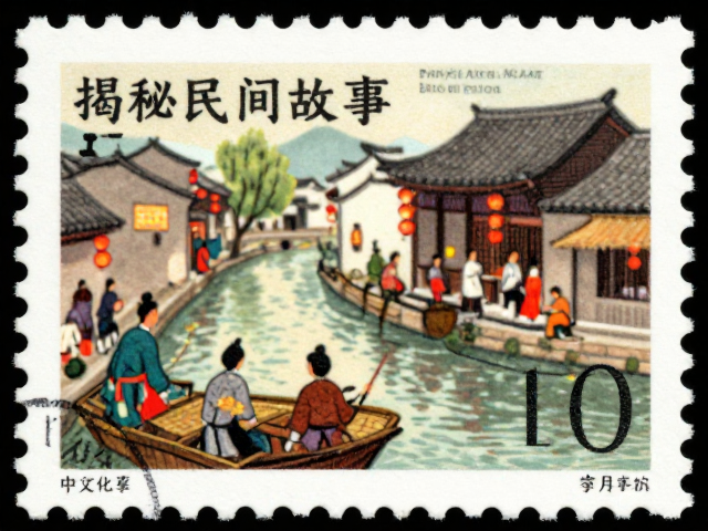 揭秘民间故事邮票，防伪水印与荧光纤维的学术解析