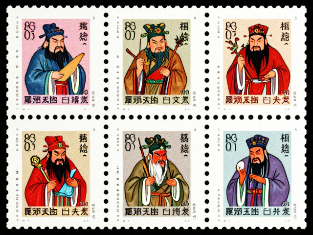 民间故事邮票收藏,神仙鬼怪题材如何避免折叠挤压