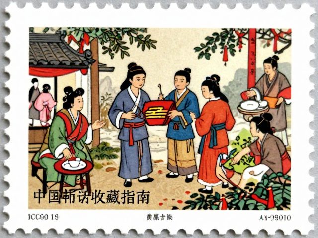 中国神话邮票系列发行,影写版滚筒揭秘与民间故事邮票收藏指南