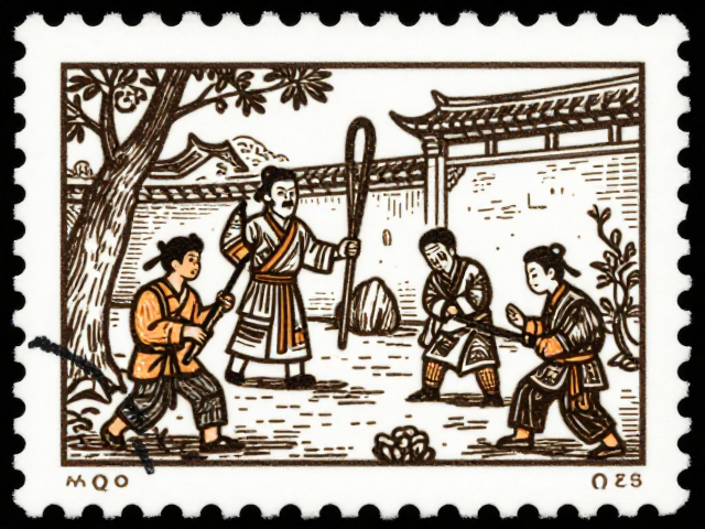 中国神话邮票系列发行，雕刻版线条锐利，揭秘民间故事邮票魅力