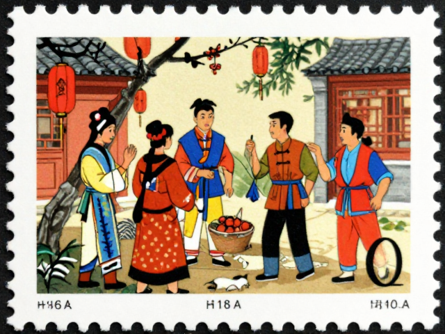 中国邮政发行民间故事邮票，高饱和度还原经典韵味