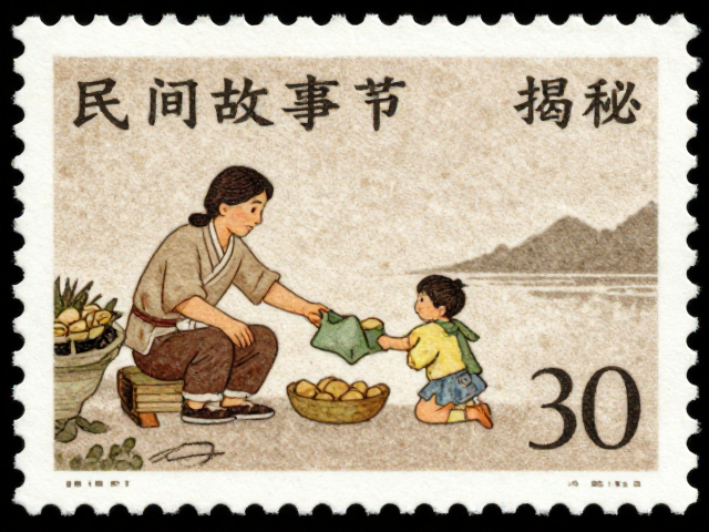 民间故事邮票发行背景揭秘,如何避免折叠挤压保存?