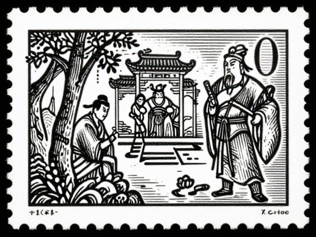 中国神话邮票系列发行，雕刻版线条锐利，揭秘民间故事邮票魅力